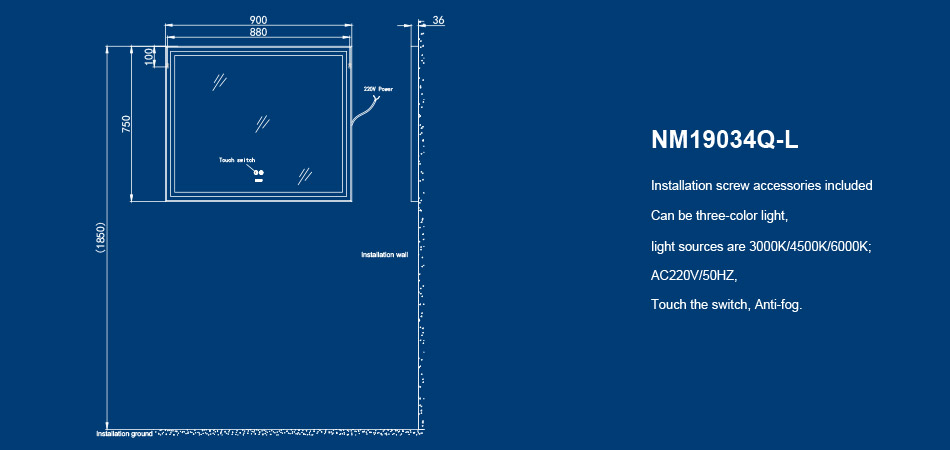 NM19034Q-L(Mirror )